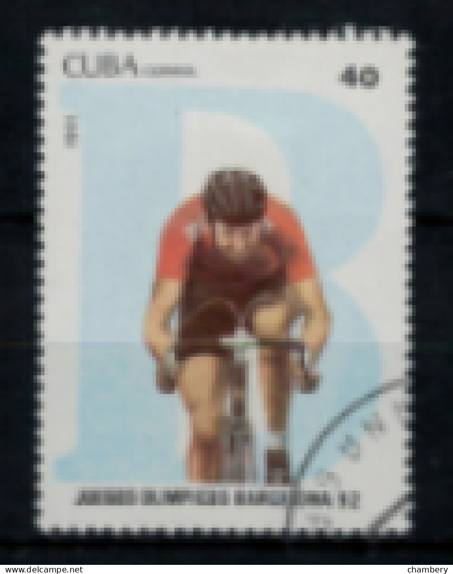 Cuba - "J.O. D'été 1997 à Barcelone : Cyclisme" - Oblitéré N° 3103 De 1991 - Usati