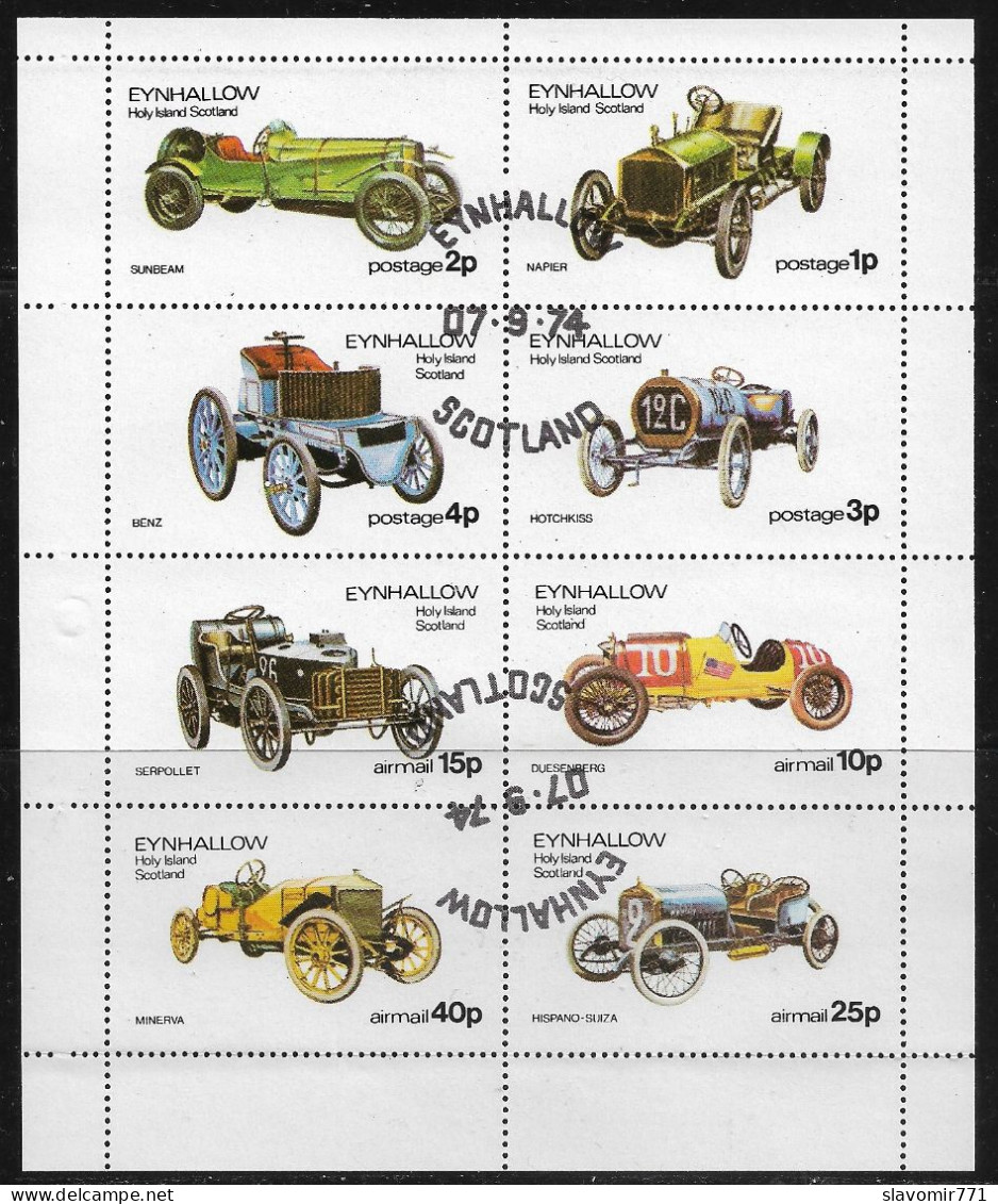 Eynhallow / Scotland / ** 1977 ** Old Cars * CTO SHEET - Emissione Locali