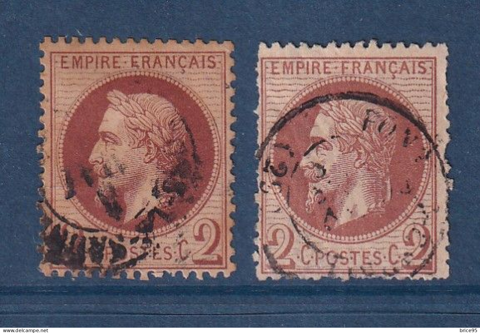 France - YT N° 26 - Oblitéré - 1862 à 1970 - 1863-1870 Napoleone III Con Gli Allori