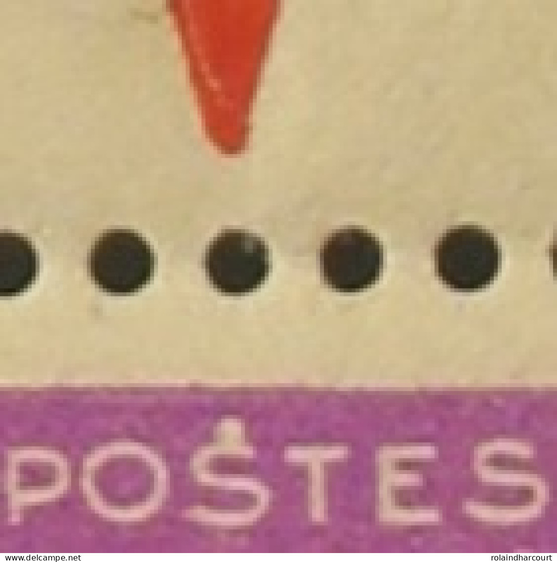 R712/157 - TYPE MARIANNE DE GANDON - 1948 - N°811 BLOC NEUF** CdF + CD - VARIETE >>> Point Blanc Sur " S " De POSTES - Unused Stamps