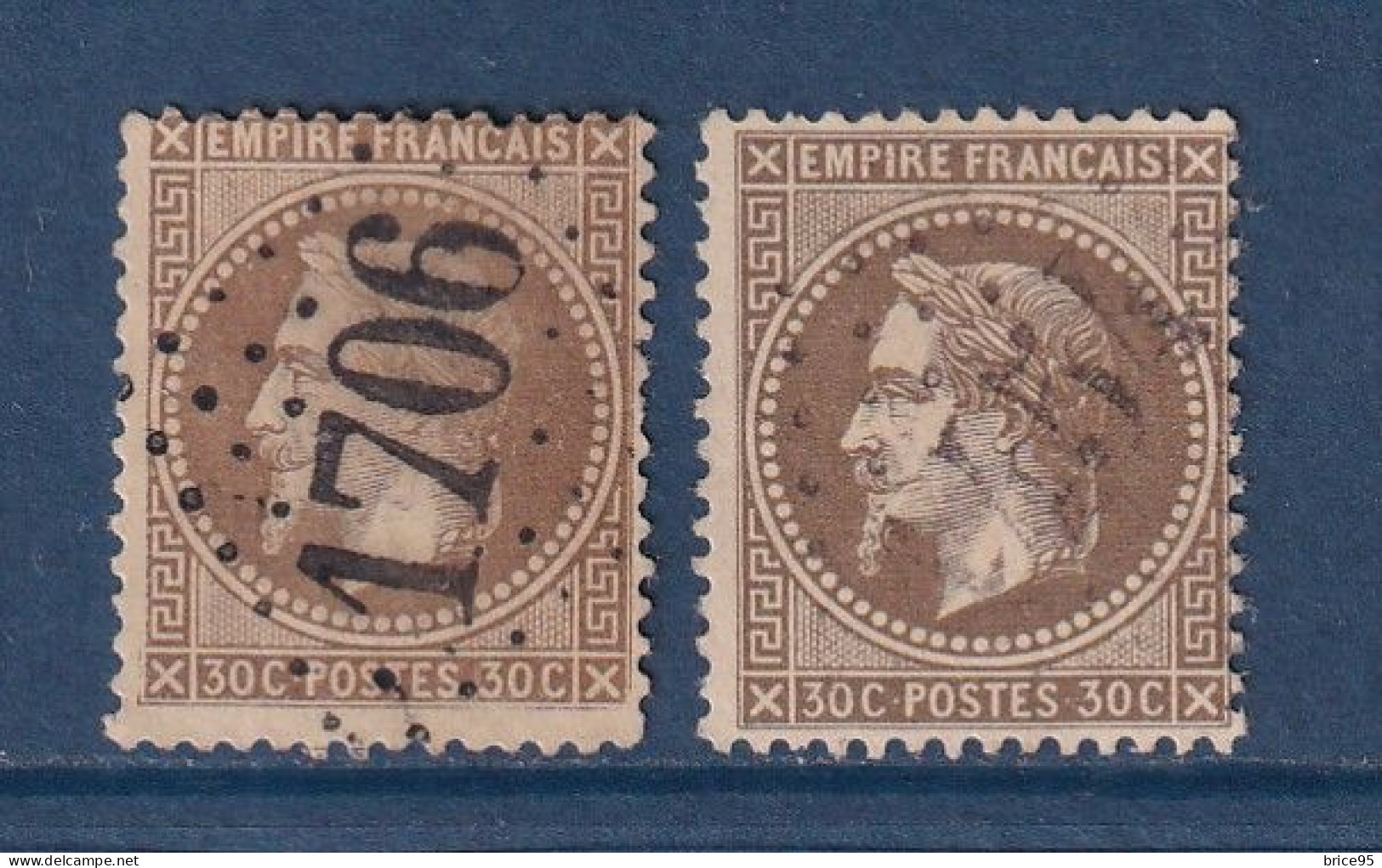 France - YT N° 30 - Oblitéré - 1867 - 1863-1870 Napoleon III With Laurels