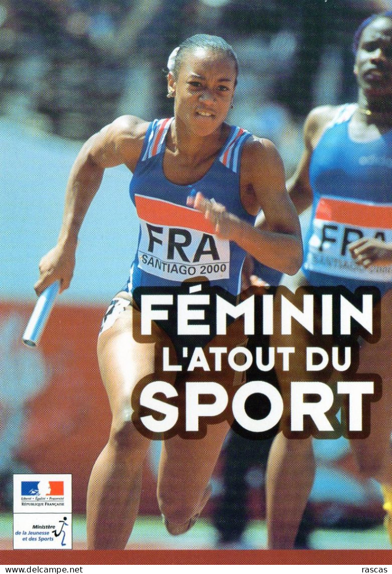 CPM - M - FEMININ L'ATOUT DU SPORT - ATHLETISME - Athlétisme