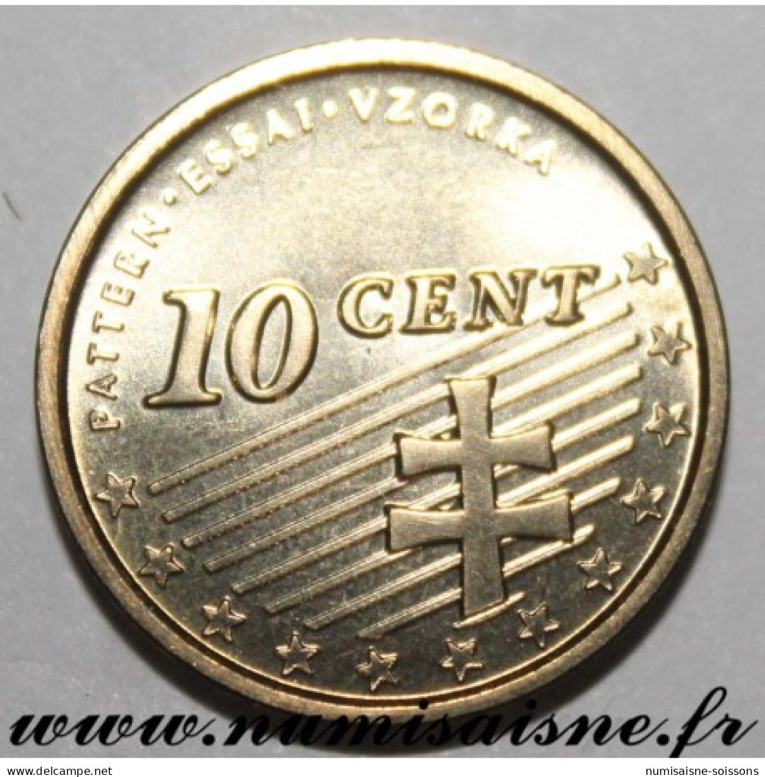 SLOVAQUIE - 10 CENT 2004 - ESSAI - FDC - Eslovaquia