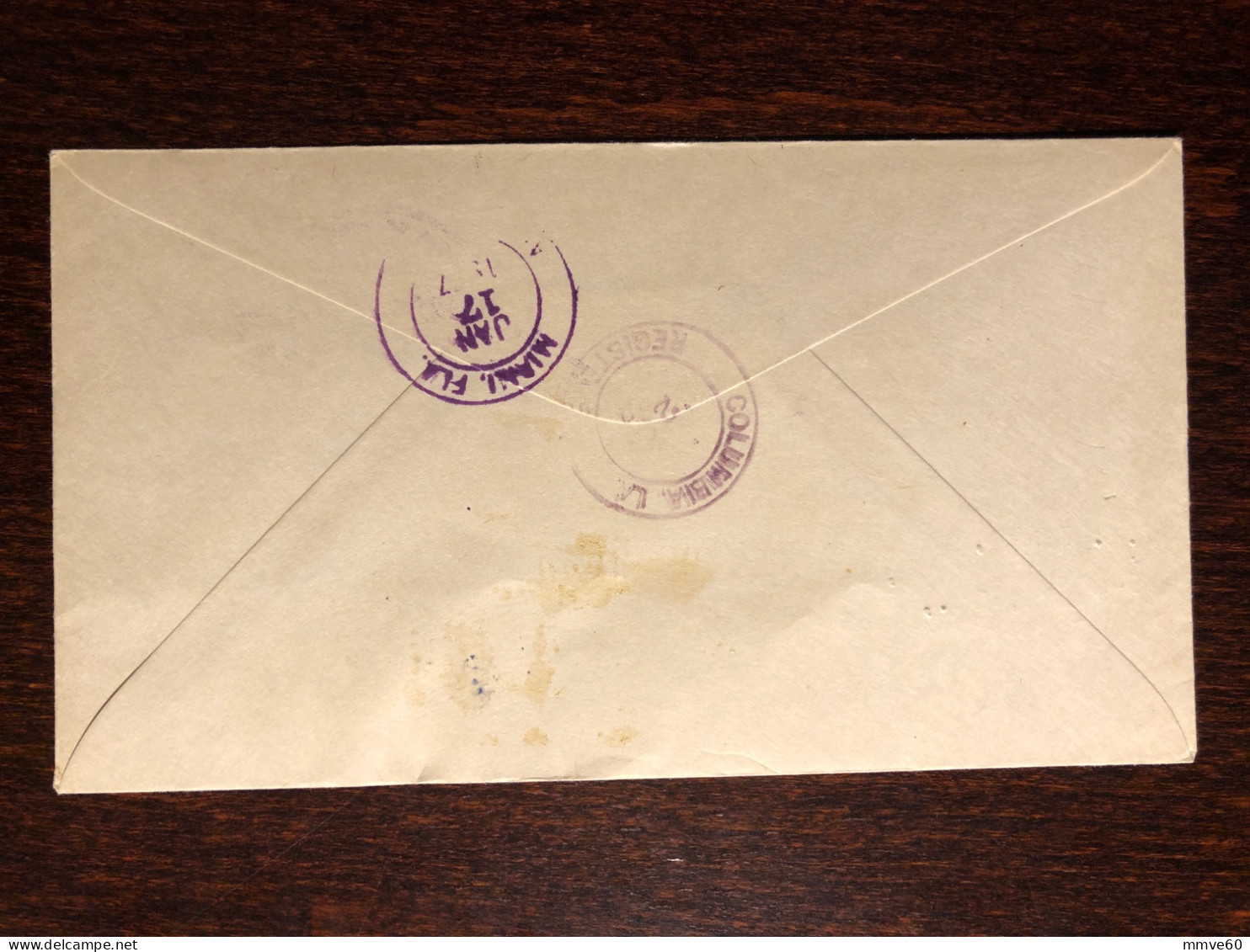 VENEZUELA FDC TRAVELLED COVER REGISTERED LETTER TO USA 1947 YEAR TUBERCULOSIS HOSPITAL SANITARY HEALTH MEDICINE - Venezuela