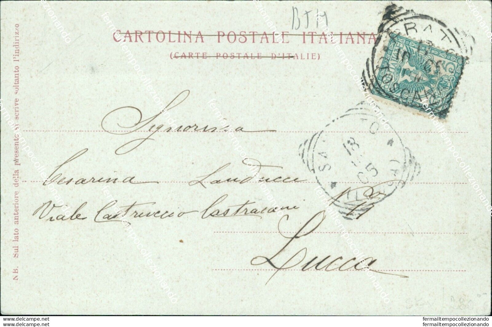 Bt19 Cartolina Prato S.anna 1905 Bella!! Toscana - Prato