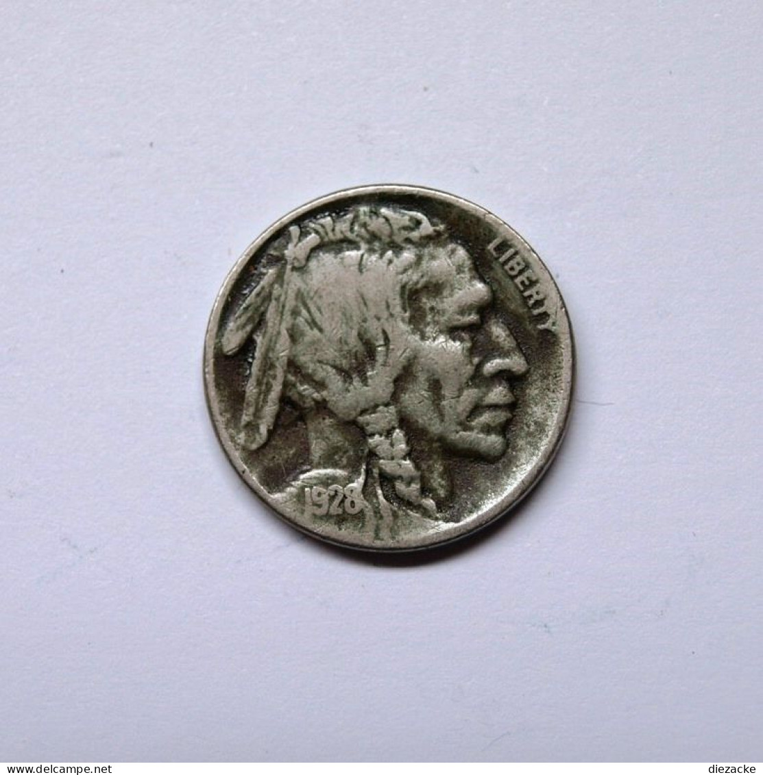 USA 1928 San Francisco 5 Cent Indianerhäuptling/ Bison (MZ213 - 1913-1938: Buffalo