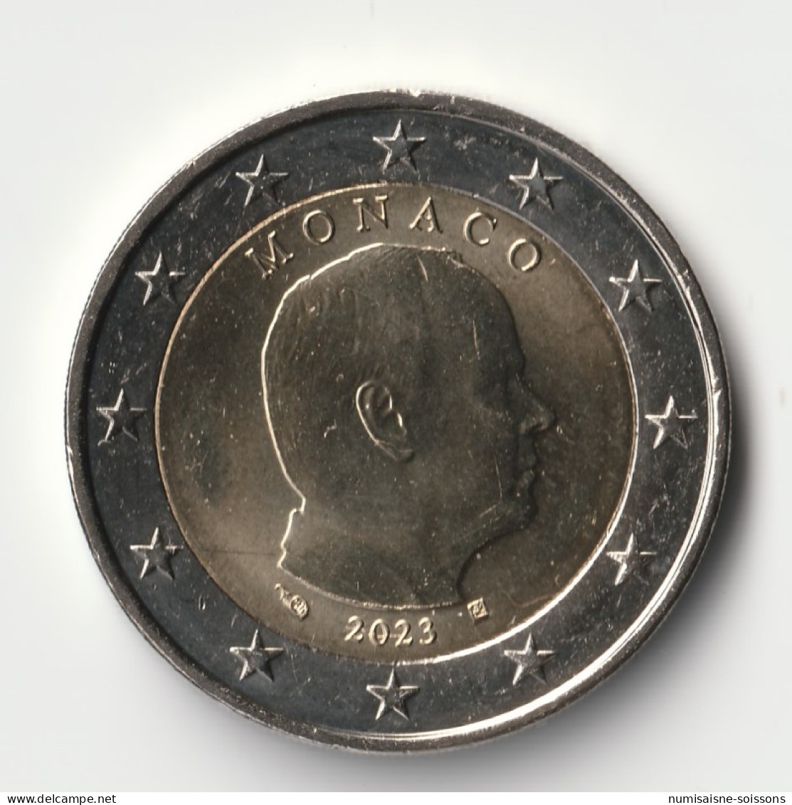 MONACO - 2 EURO 2023 - LE PRINCE ALBERT - MONNAIE DE CIRCULATION COURANTE - SPL - Monaco