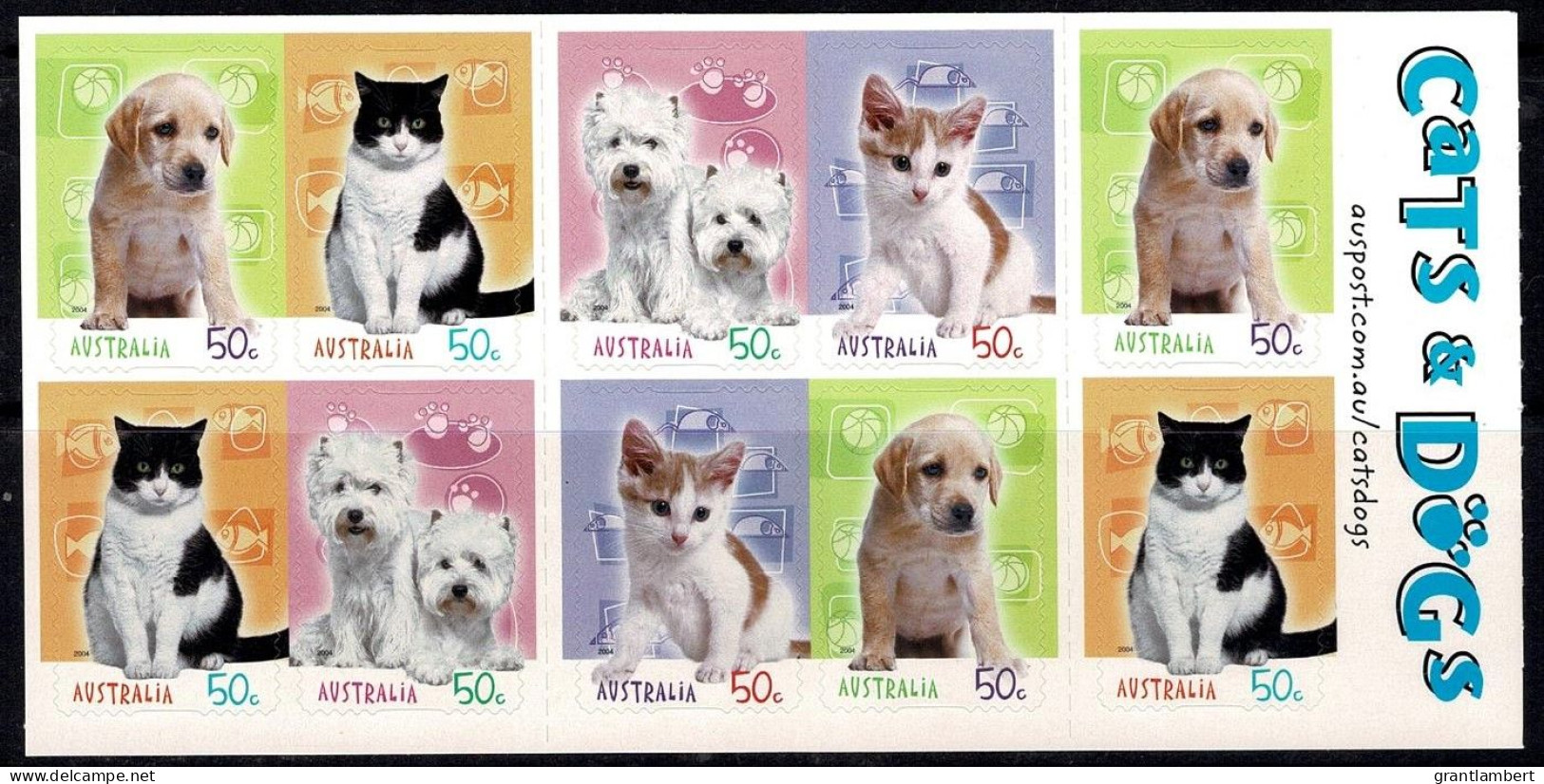 Australia 2004 Cats & Dogs  Mint Booklet - Libretti