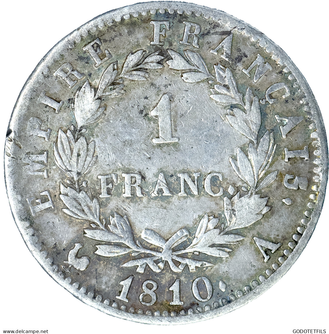 Premier Empire-1 Franc Napoléon Ier 1810 Paris - 1 Franc