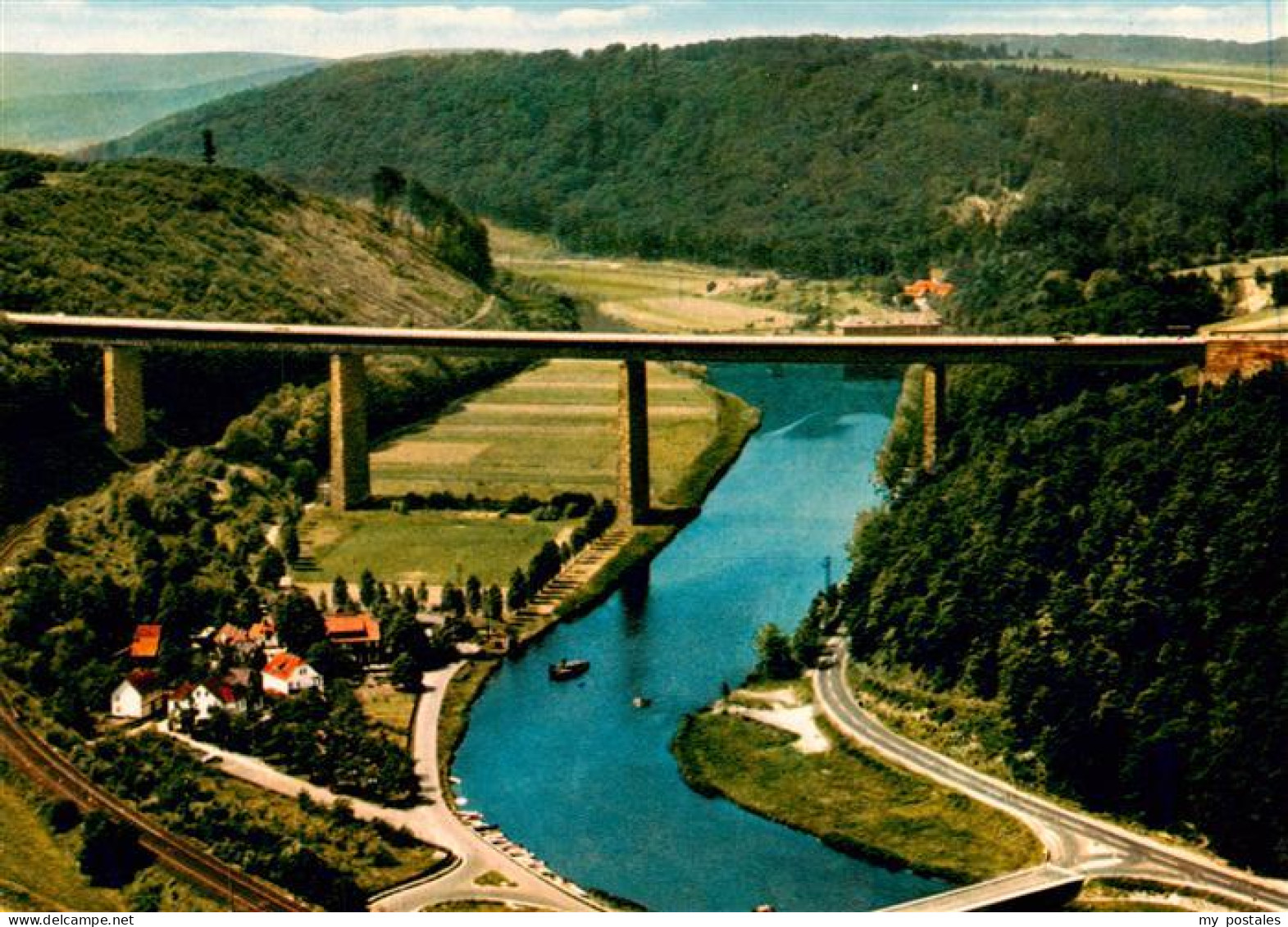 73950242 Werratal Mit Autobahnbruecke - Witzenhausen