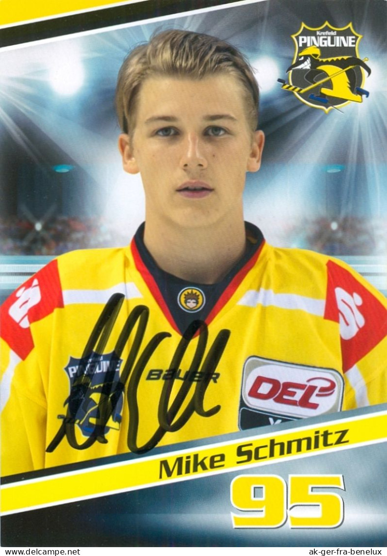 AK Michael Mike Schmitz Krefeld Pinguine 15-16 KEV Tönisvorst Löwen Frankfurt Herne Lausitzer Füchse Duisburger EV Herne - Sports D'hiver