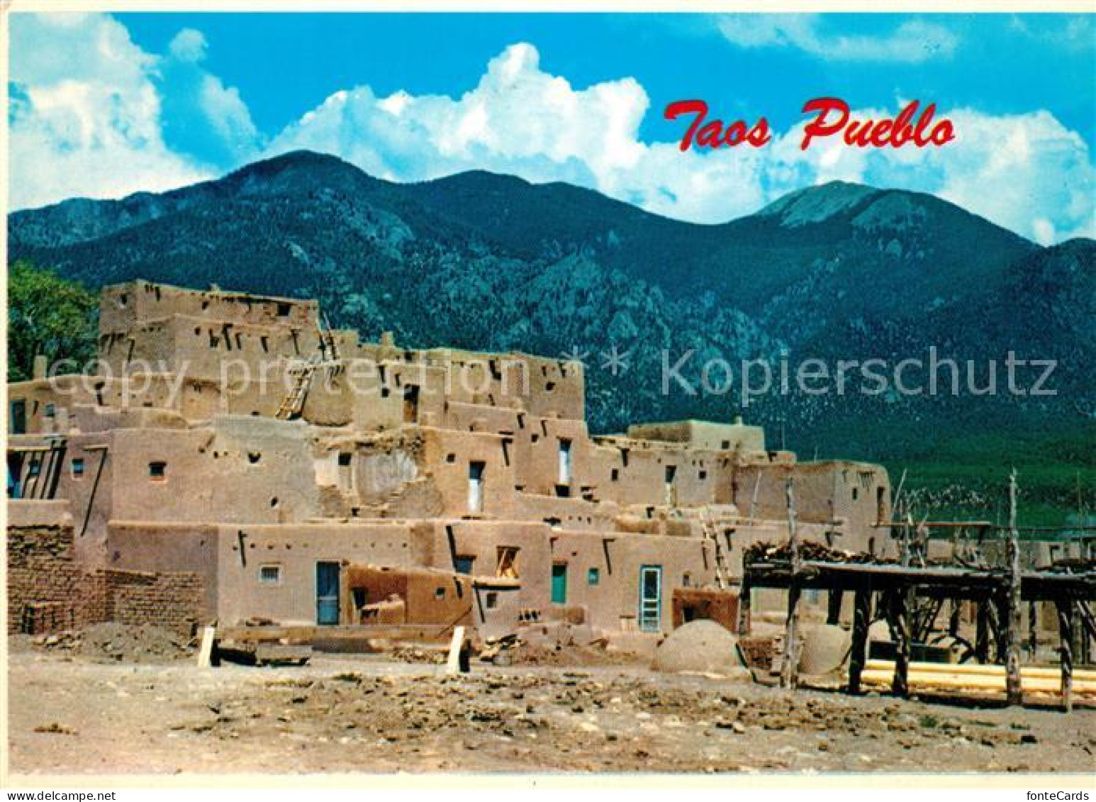 73357602 Taos Pueblo Indian Apartment Houses - Andere & Zonder Classificatie