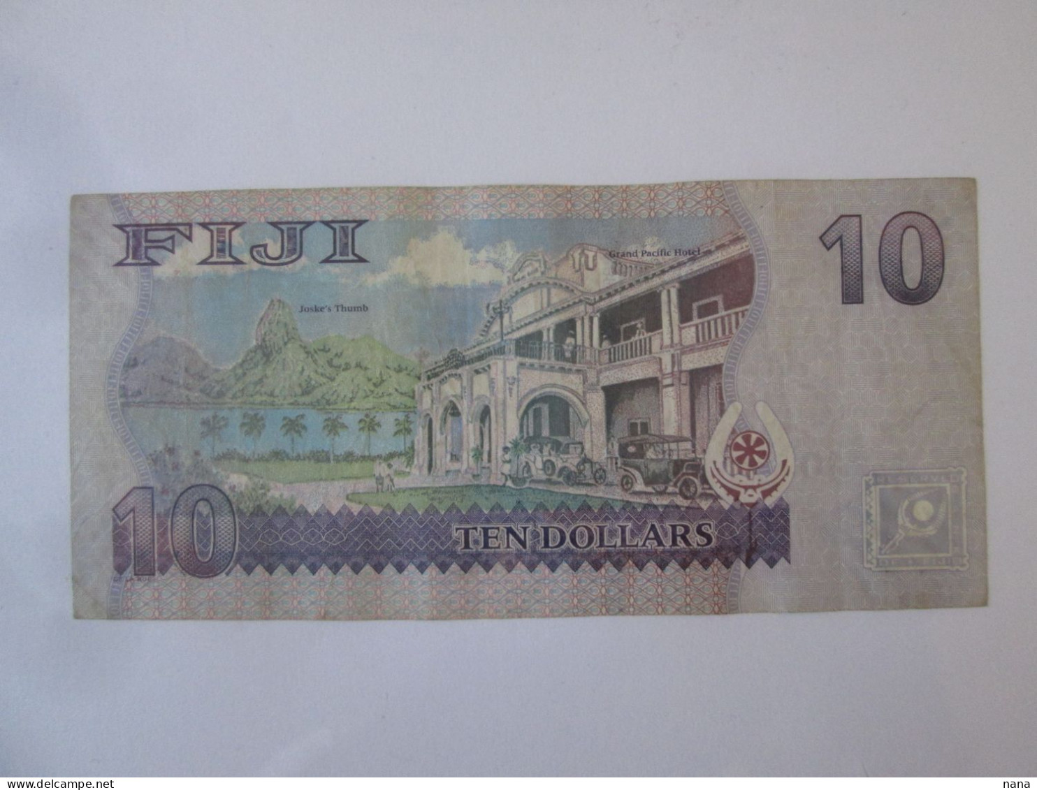 Fiji 10 Dollars 2007 Banknote See Pictures - Fidji