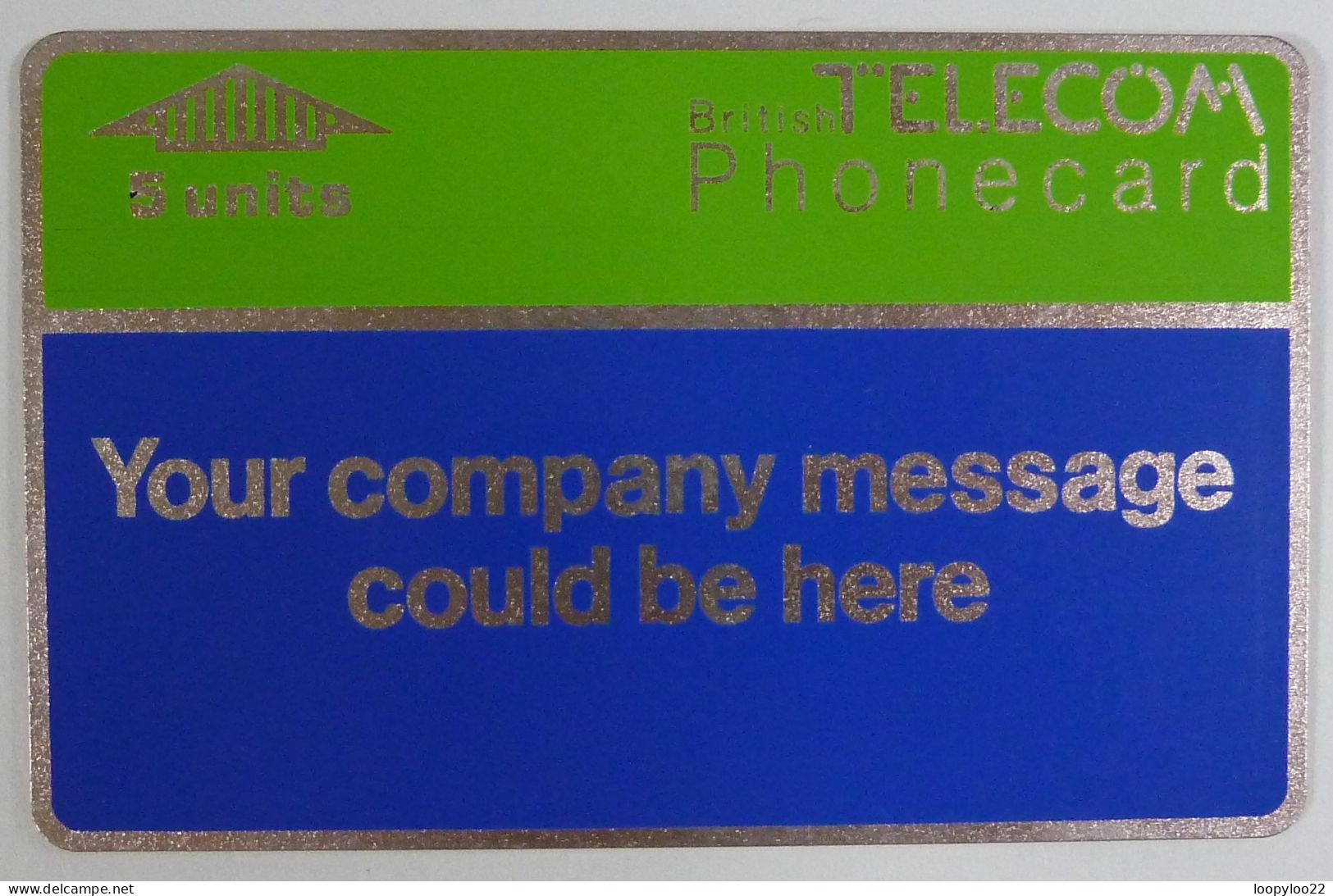 UK - Great Britain - BT & Landis & Gyr - Internal - BTI001 - Company Message - 511D - 5000ex - Mint - BT Edición Interna