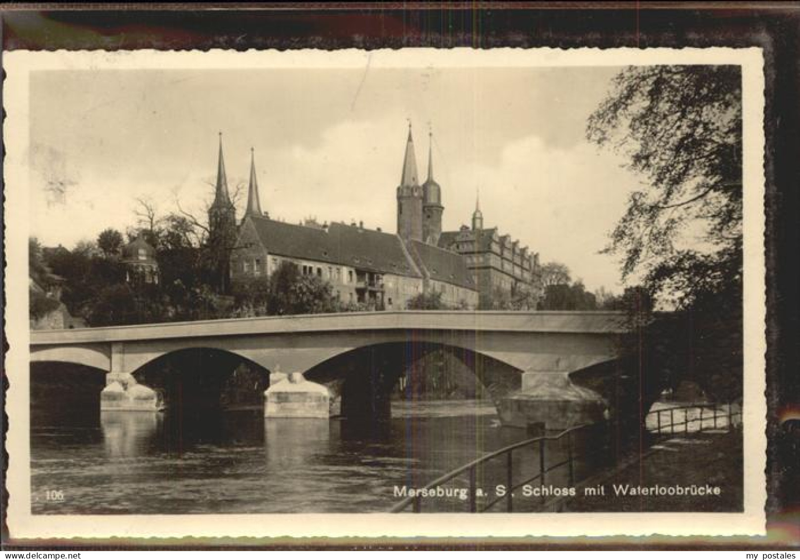 41402227 Merseburg Schloss Waterloobruecke Merseburg - Merseburg