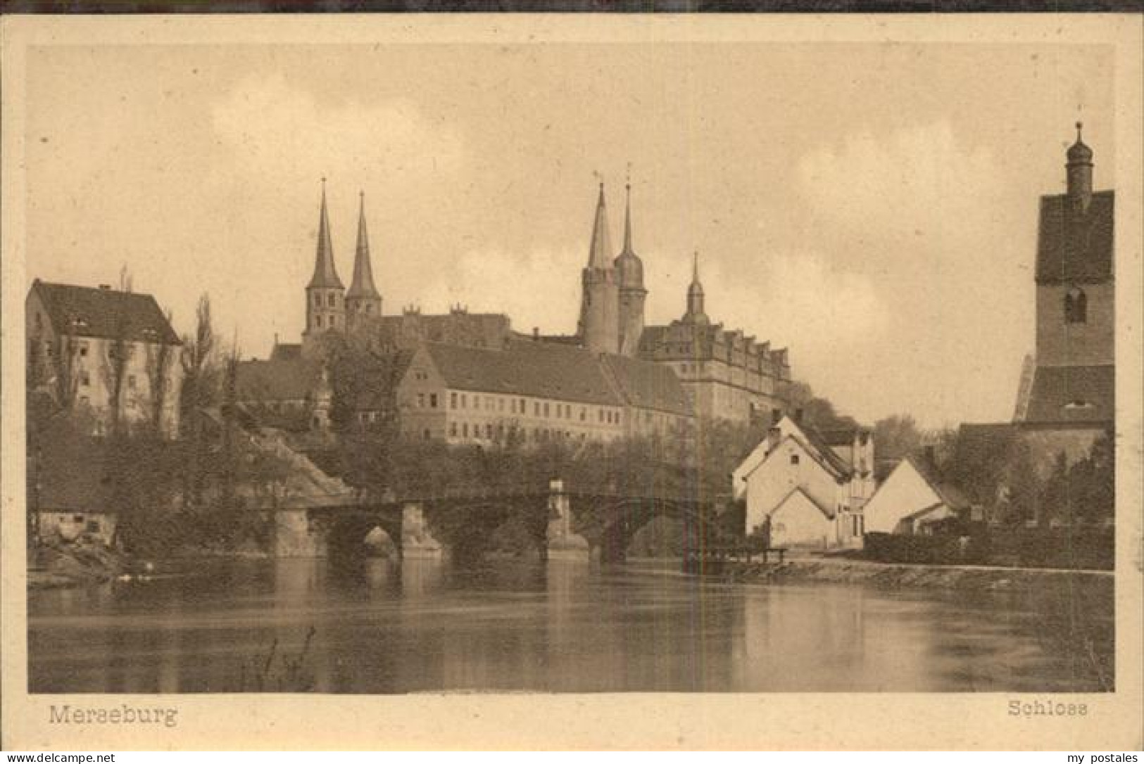 41402223 Merseburg Schloss Bruecke Saale Merseburg - Merseburg