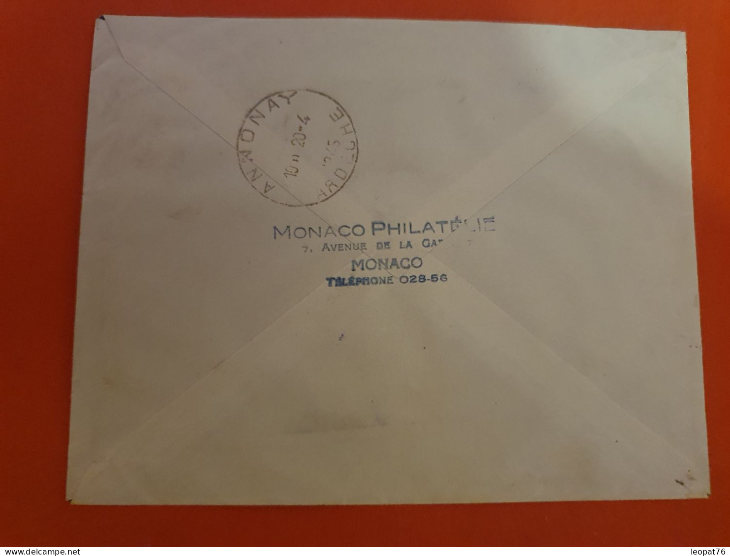 Monaco - Enveloppe En Recommandé Pour Annonay En 1945 - J 251 - Covers & Documents