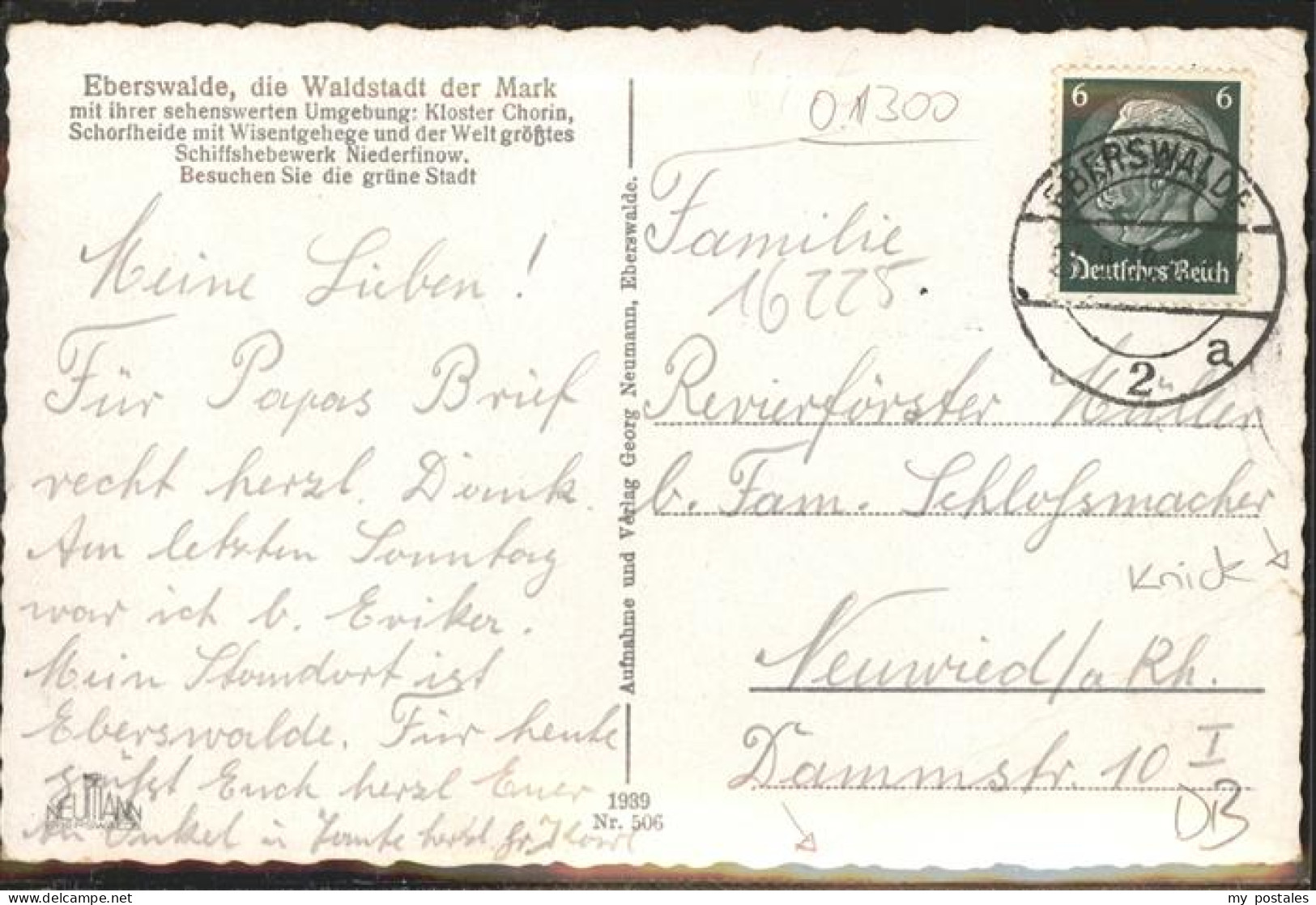 41401817 Eberswalde Blick Vom Drachenkopf Kaiser Wilhelm Aussichtsturm Eberswald - Eberswalde