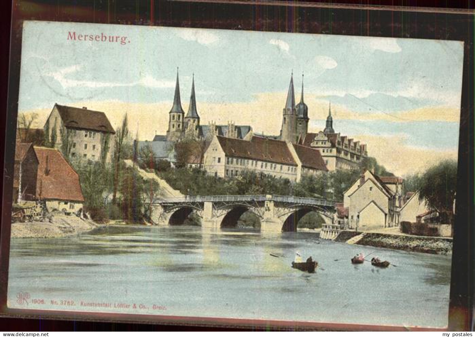 41400405 Merseburg Saale Schloss Waterloobruecke Merseburg - Merseburg