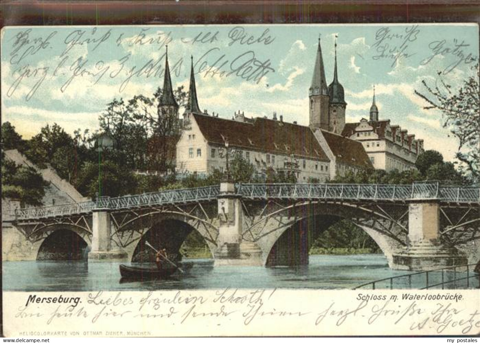 41400381 Merseburg Saale Schloss Waterloobruecke Merseburg - Merseburg