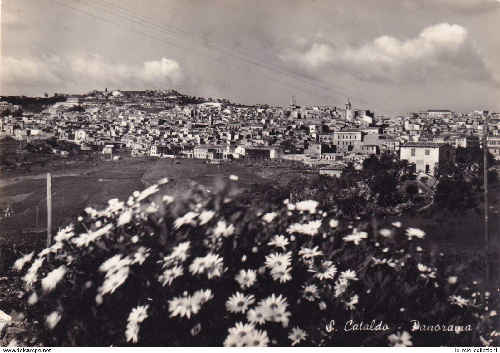 Cartolina San Cataldo ( Caltanissetta ) Panorama - Caltanissetta