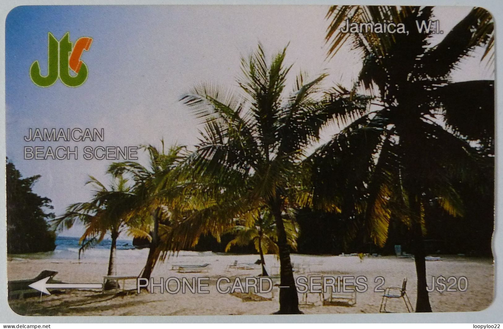 JAMAICA - GPT - Jamaican Beach Scene - Coded Without Control - $20 - Used - Jamaica