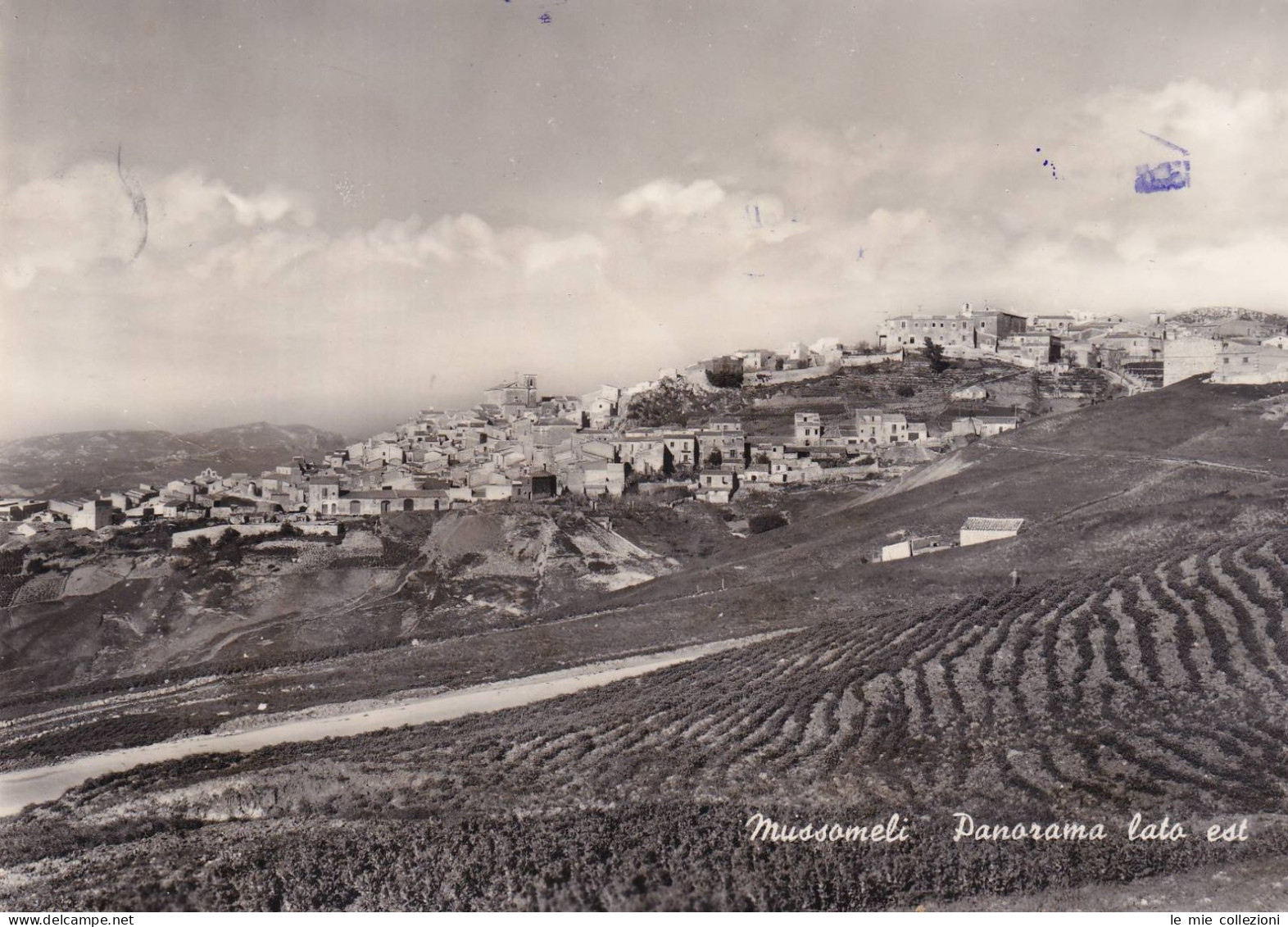 Cartolina Mussomeli ( Caltanissetta ) Panorama Lato Est - Caltanissetta