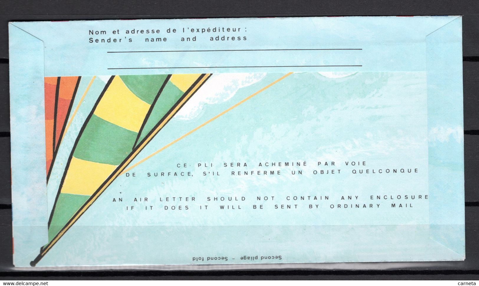 NOUVELLE CALEDONIE  AEROGRAMME N° 11   NEUF SANS CHARNIERE COTE  7.50€    BATEAUX - Aérogrammes