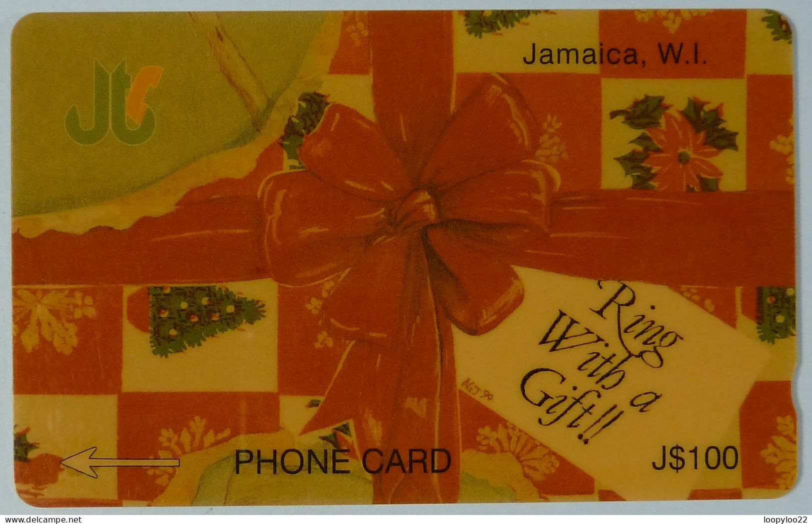 JAMAICA - GPT - Ring With A Gift - Coded Without Control - $100 - Used - Jamaïque