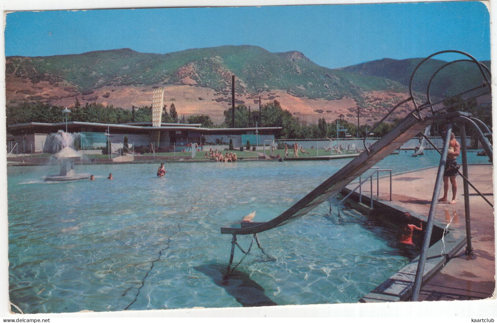 Swimmingpool & Slide - 'Lagoon Amusement Park' On U.S. 91 Between Salt Lake City And Ogden - (UT, USA) - Ogden