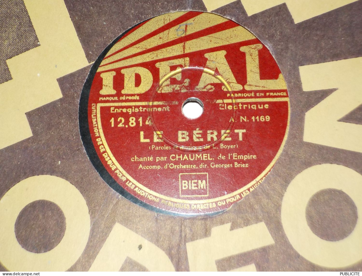 DISQUE 78 TOURS  FOX TROT DE GERMAINE CHAUMEL - 78 Rpm - Schellackplatten