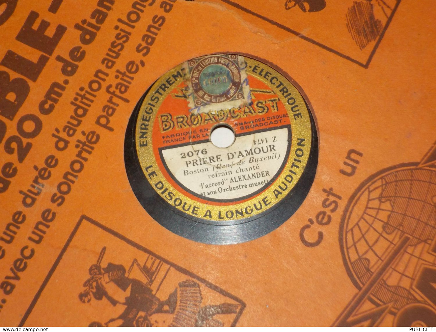 DISQUE VYNIL 78 TOURS JAVA  DE MAURICE  ALEXANDER - 78 Rpm - Schellackplatten