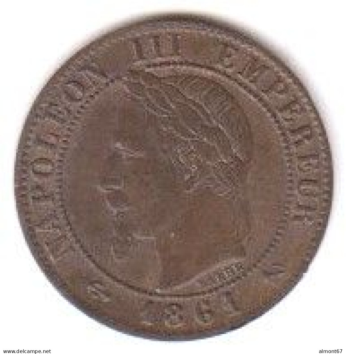 NAPOLEON III  - 1 Centime   1861 K - 1 Centime