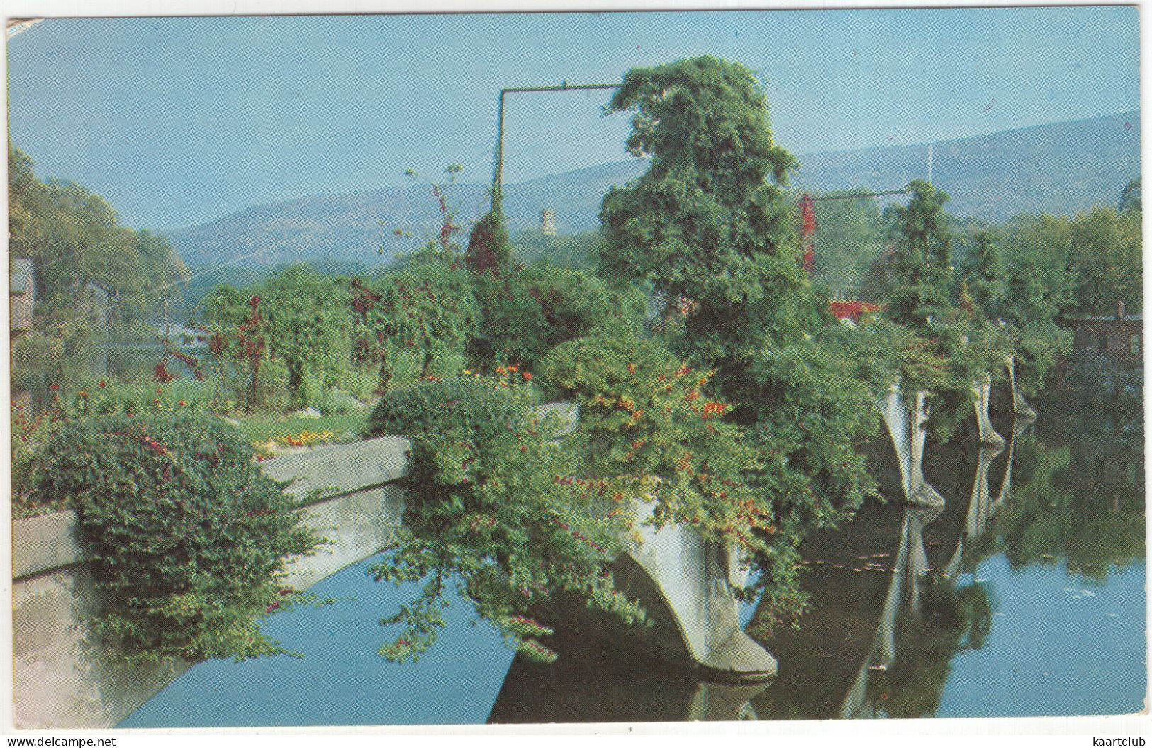 The Bridge Of Flowers - Mohawk Trail, Shelburne Falls, Mass. - (MA, USA) - 1958 - Springfield