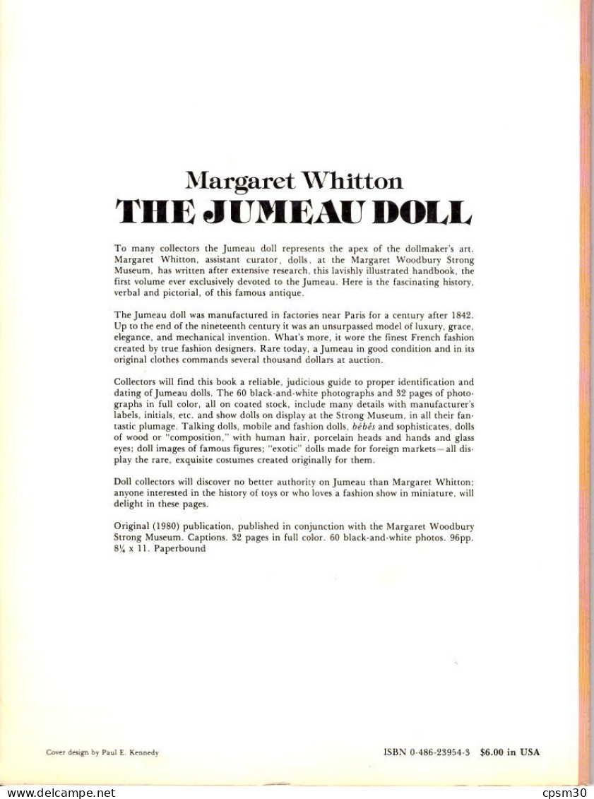 Livre, Margaret Whitton, THE JUMEAU DOLL, 1980 - 1950-oggi