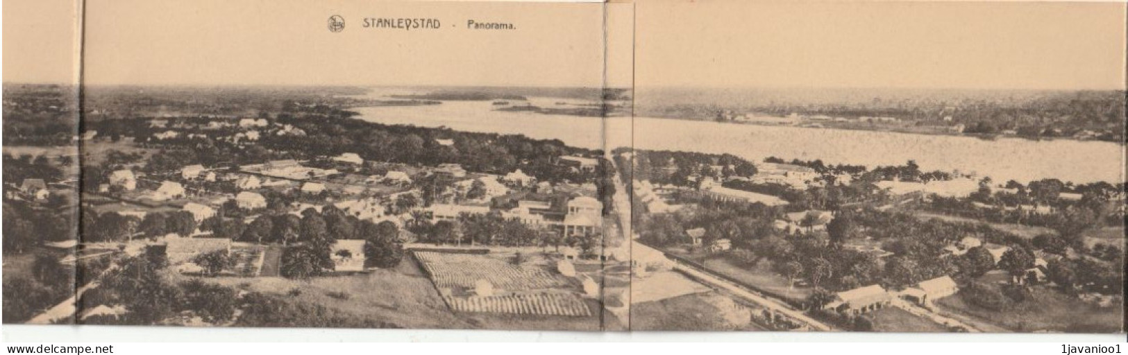 Stnaleyville, Panorama à 5 Cartes, 4 Scans - Autres & Non Classés