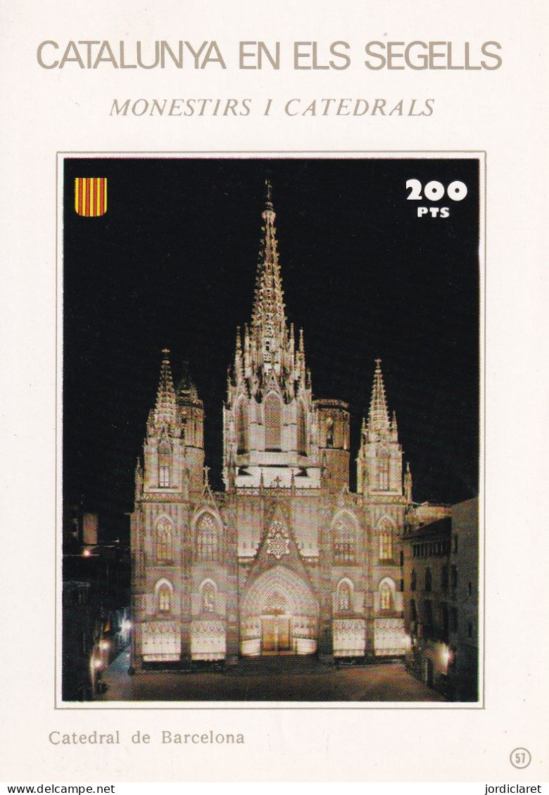 HOJITA CATALUNYA ELS SEGELLS   BARCELONA - Commemorative Panes