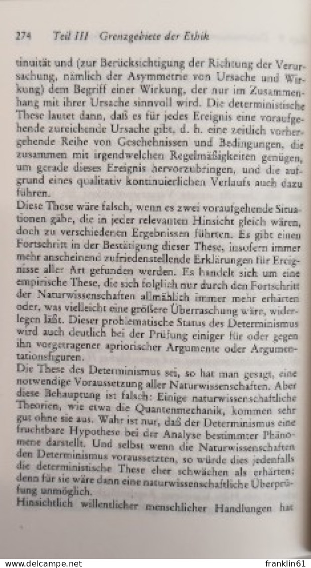 Ethik. Auf Der Suche Nach Der Richtigen Und Falschen. - Filosofía