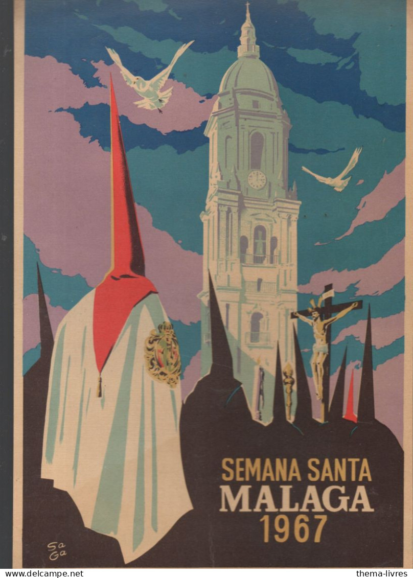 Carton : SEMANA SANTA MALAGA (Espagne) 1967    (CAT7021) - Paperboard Signs