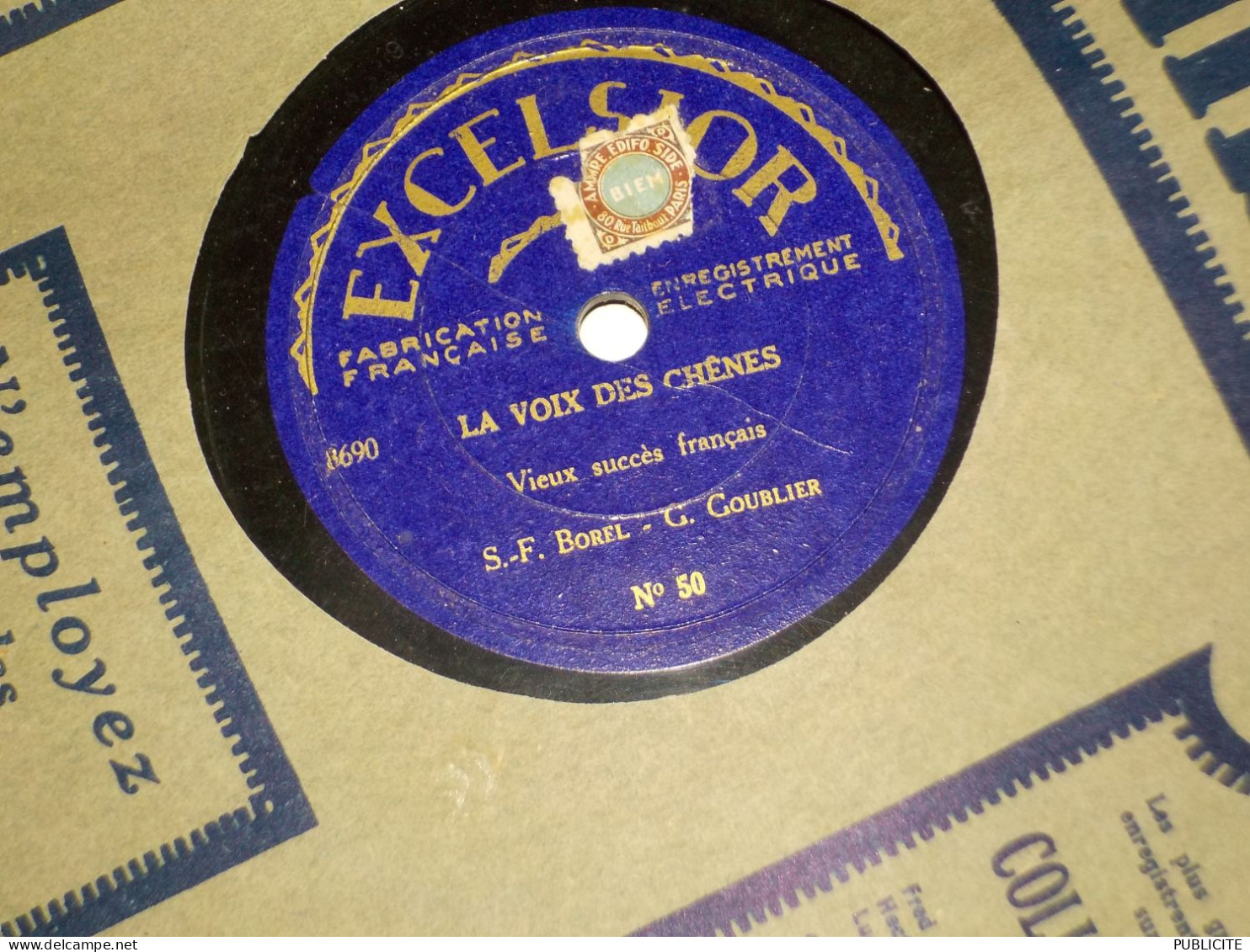 DISQUE 78 TOURS VIEUX SUCCES FRANCAIS 1935 - 78 T - Disques Pour Gramophone