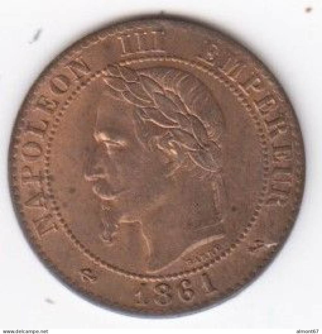 NAPOLEON III  - 2 Centimes   1861 K - 2 Centimes