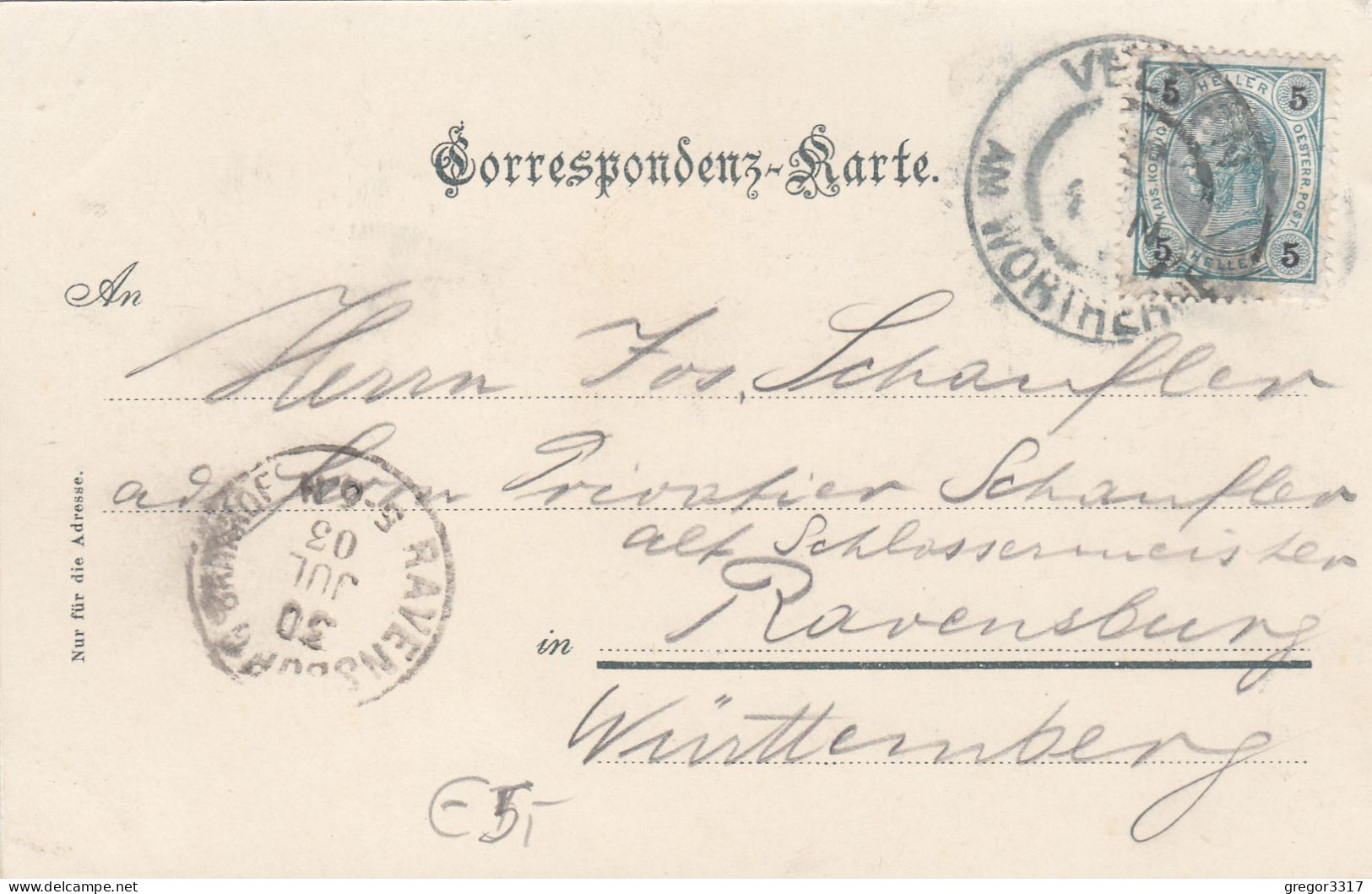 E2489) VELDEN Am Wörthersee - Vom BAHNHOF Aus - Tolle Alte Chromlitho 1903 - Velden