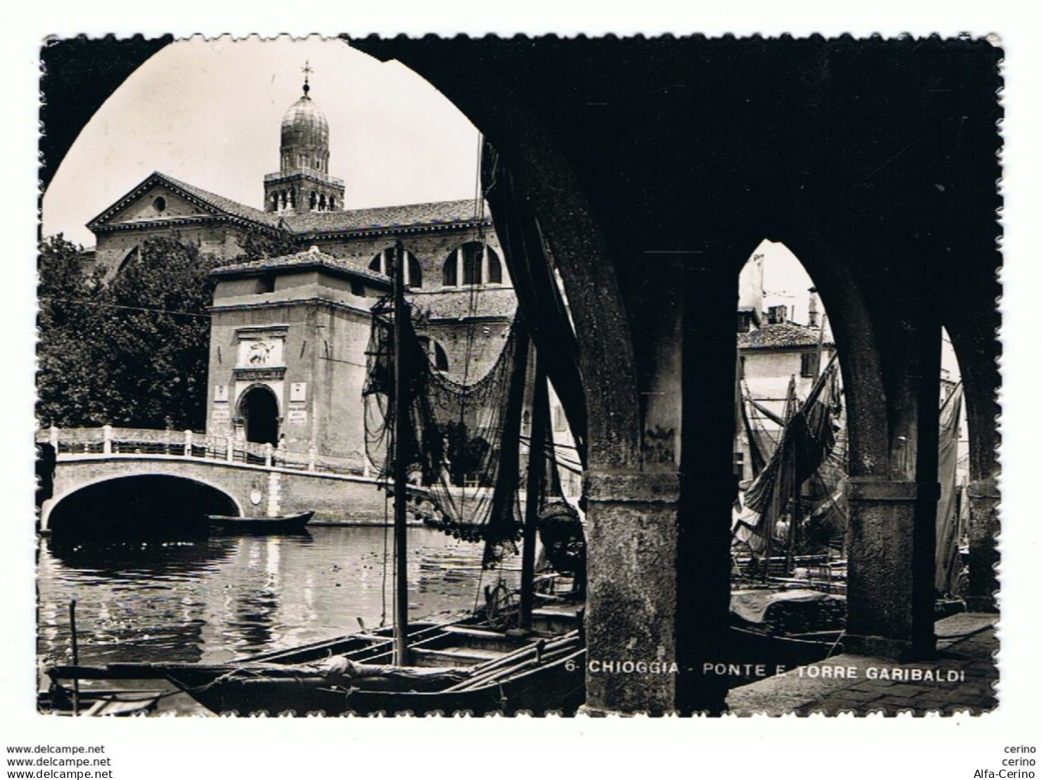 CHIOGGIA:  PONTE  E  TORRE  GARIBALDI  -  FOTO  -  FG - Chioggia