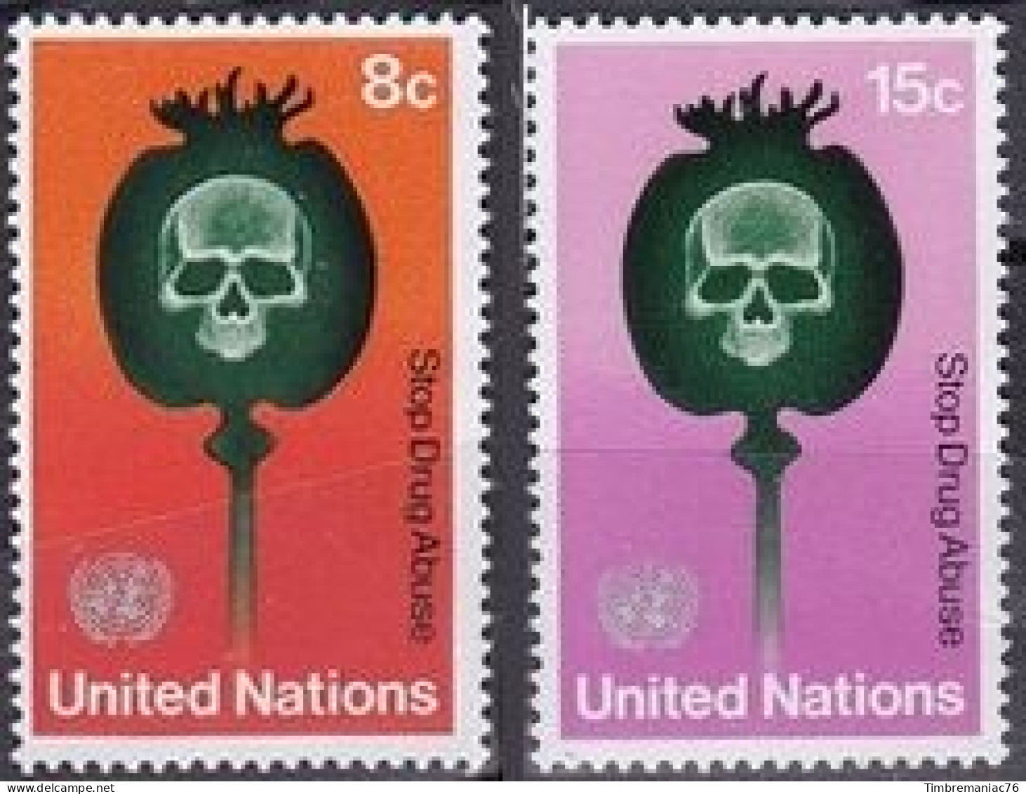 Nations Unies N.Y. 1973 YT 227-228-229-230 Neufs - Unused Stamps