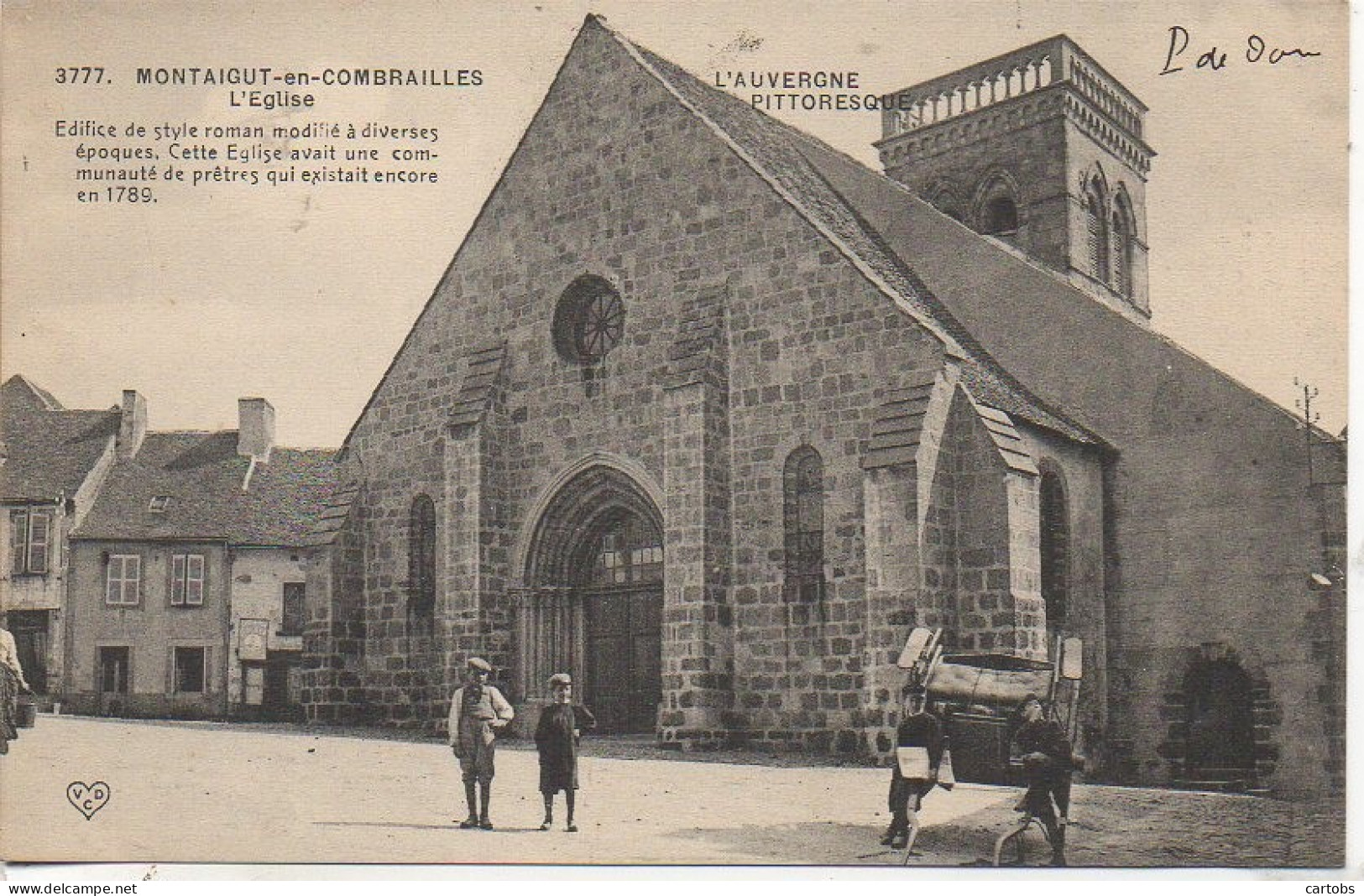 63 MONTAIGUT-en-COMBRAILLES  L'Eglise - Montaigut