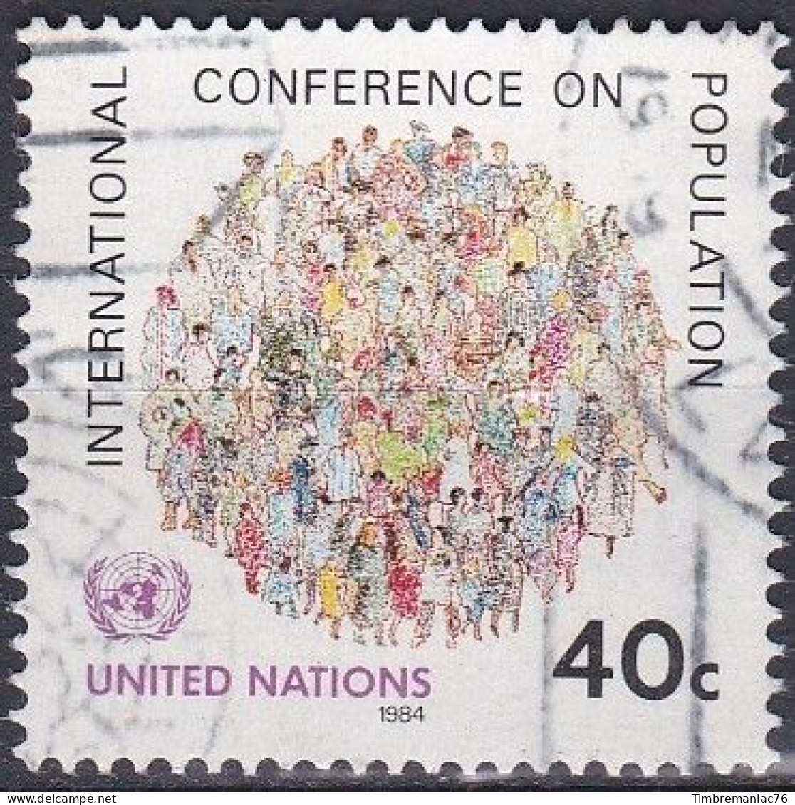 Nations Unies N.Y. 1984 YT 409 Oblitéré - Ongebruikt