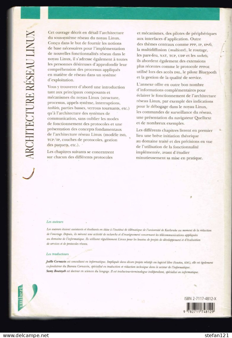 Architecture Réseau Linux - 2003 - 726 Pages 24 X 17 Cm - Informatique