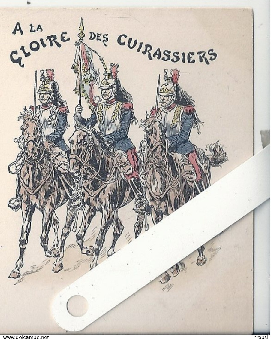 Illustrateur Kauffmann Paul, à La Gloire Des Cuirassiers, Militaire - Kauffmann, Paul
