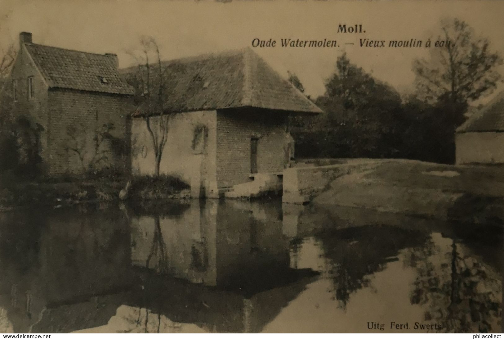 Mol - Moll // Oude Watermolen (niet Standaard) 1921 Uitg. Ferd. Swerts - Mol