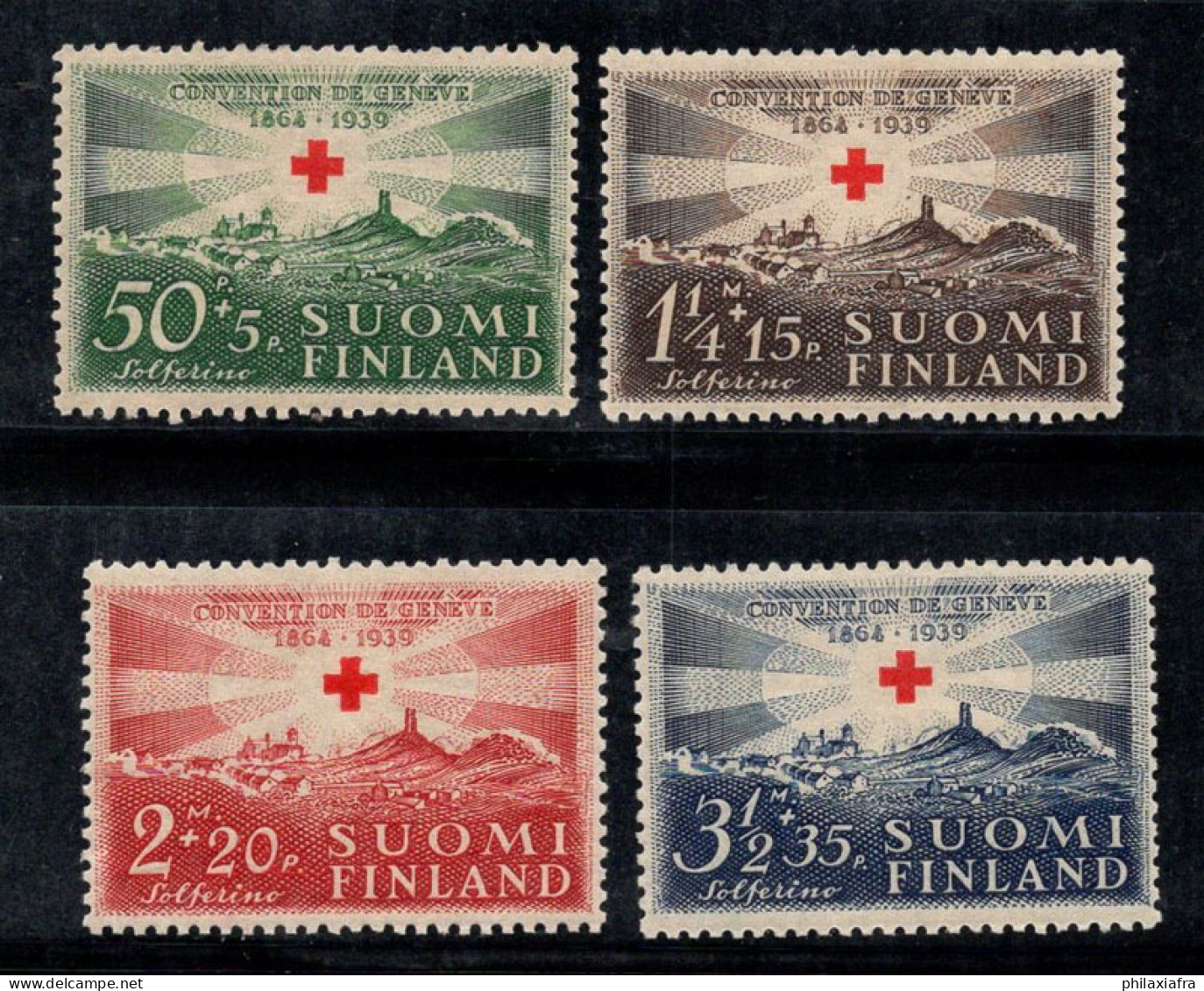 Finlande 1939 Mi. 217-220 Neuf ** 80% Croix-Rouge, Organisations - Ungebraucht